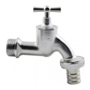 Tapkraan chroom voor regenton